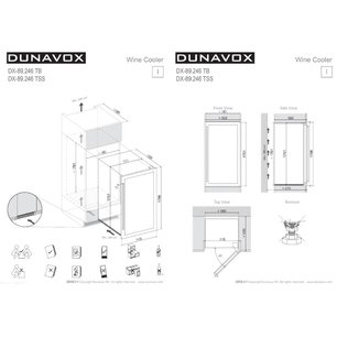 Винный шкаф Dunavox DX-89.246TSS фото 3 в Новосибирске