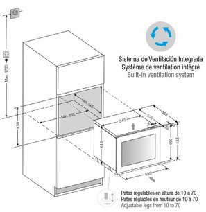 Встраиваемый винный шкаф Pando PVMAVP 45-18CRR фото 3 в Новосибирске