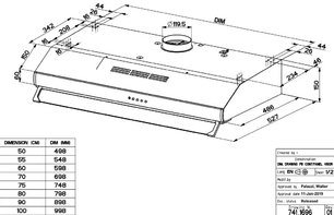 Встраиваемая вытяжка Faber 741 PB W A60 300.0557.513 фото 2 в Новосибирске