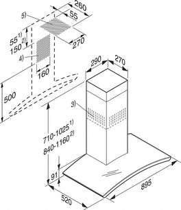 Вытяжка Miele DA 5190 W фото 4 в Новосибирске