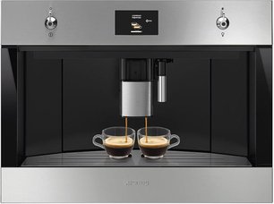 Встраиваемая кофемашина Смег CMS4303XRU фото в Новосибирске Встраиваемая кофемашина Smeg CMS4303XRU фото в Новосибирске