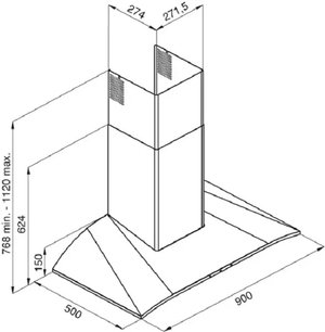 Вытяжка De Dietrich DHD 556 XE 1 фото 4 в Новосибирске