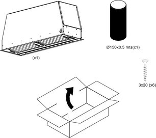 Встраиваемая вытяжка Pando PRO/85 INOX V.850 SEC фото 3 в Новосибирске