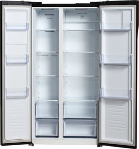 Холодильник Hyundai CS5003F черное стекло фото 4 в Новосибирске