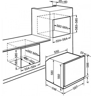 Духовой шкаф Smeg SC800GVP9 фото 2 в Новосибирске