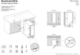 Встраиваемый винный шкаф Dunavox DAUF-17.58DC фото 2 в Новосибирске