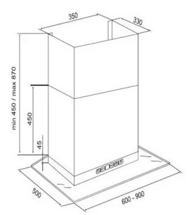 Вытяжка Kuppersberg DK 900 IS Х 1HTC фото 2 в Новосибирске
