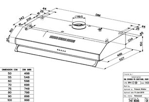 Встраиваемая вытяжка Faber 741 PB W A50 300.0557.512 фото 2 в Новосибирске