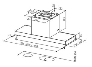 Вытяжка Faber STILNOVO LUX A60 фото 4 в Новосибирске