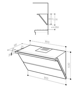 Вытяжка De Dietrich DHD 791 X фото 3 в Новосибирске