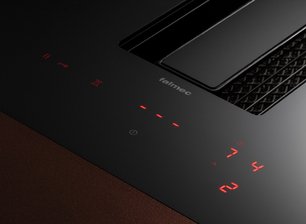 Варочная панель с вытяжкой Фалмек ZERO EASY 84 VETRO NERO фото 3 в Новосибирске Варочная панель с вытяжкой Falmec ZERO EASY 84 VETRO NERO фото 3 в Новосибирске