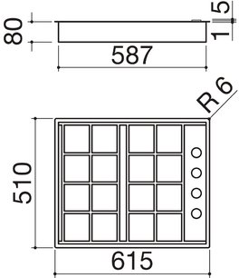 Варочная панель Баразза 1PLB4 фото 3 в Новосибирске Варочная панель Barazza 1PLB4 фото 3 в Новосибирске
