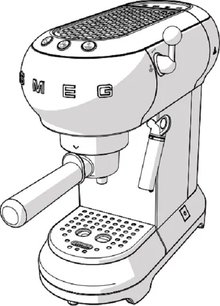 Кофемашина Смег ECF01PGEU фото 4 в Новосибирске Кофемашина Smeg ECF01PGEU фото 4 в Новосибирске