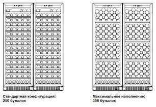 Винный шкаф Dometic C125G Double Wooden Zebrano фото 2 в Новосибирске
