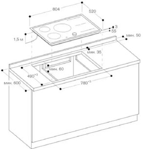 Индукционная варочная панель Гаггенау CI283113 фото 4 в Новосибирске Индукционная варочная панель Gaggenau CI283113 фото 4 в Новосибирске