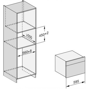 Встраиваемая пароварка Miele DG2840 GRGR фото 3 в Новосибирске
