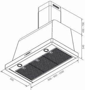 Вытяжка Lofra DOLCEVITA 90 NM фото 3 в Новосибирске