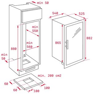 Винный шкаф Teka RVI 35 BLACK-SS фото 2 в Новосибирске