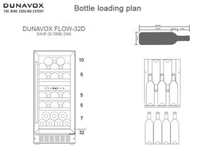 Встраиваемый винный шкаф Dunavox DAUF-32.78DC фото в Новосибирске