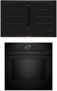 Bosch (духовой шкаф HNG978NB1 + варочная панель PXX895D66E) фото в Новосибирске