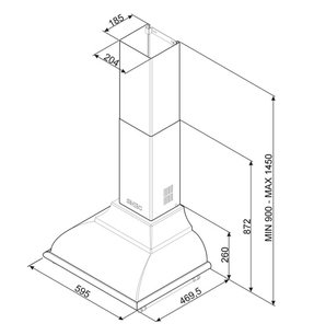 Вытяжка Smeg KC16POE фото 3 в Новосибирске