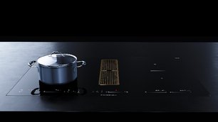 Варочная панель с вытяжкой Куперсбуш KMI 8590.0 SR Gold фото 4 в Новосибирске Варочная панель с вытяжкой Kuppersbusch KMI 8590.0 SR Gold фото 4 в Новосибирске