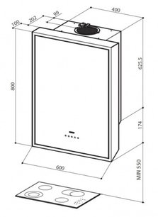 Вытяжка Faber Titano EG8 X/BK A60 фото 3 в Новосибирске