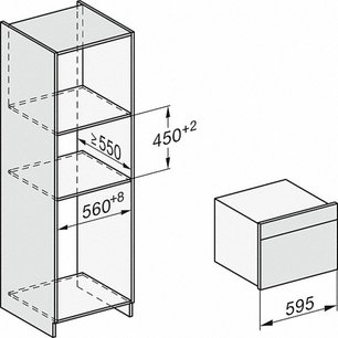 Встраиваемая комби-пароварка Miele DGC 7640 OBSW фото 3 в Новосибирске