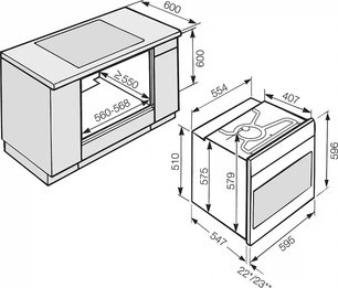 Духовой шкаф Miele H 4810 B BK фото 2 в Новосибирске