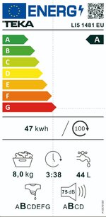 Встраиваемая стиральная машина Teka LI5 1481 EU EXP фото 4 в Новосибирске