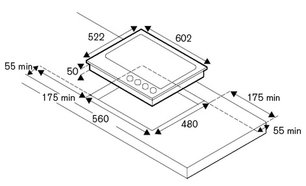 Варочная панель Bertazzoni P604LMODNE фото 4 в Новосибирске
