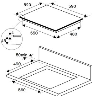 Варочная панель Bertazzoni P604IM2B2NE-20 фото 4 в Новосибирске