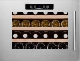 Винный шкаф Dunavox DX-24.56BSK (B) петли слева фото 2 в Новосибирске