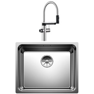 Blanco (мойка ETAGON 500-U + EVOL-S Pro Filter 526311 нержавеющая сталь) фото в Новосибирске