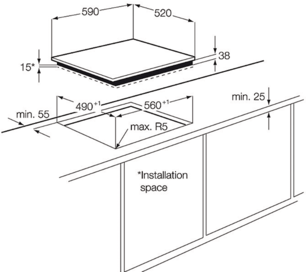 Варочная панель АЕГ HK654070FB фото 2 в Новосибирске Варочная панель AEG HK654070FB фото 2 в Новосибирске