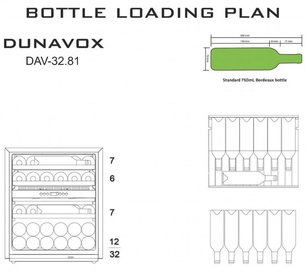 Винный шкаф Dunavox DAV-32.81DOP.TO фото 2 в Новосибирске