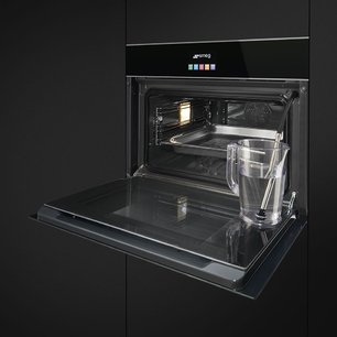 Духовой шкаф комбинированный с пароваркой Smeg SF4604VCNX1 фото 2 в Новосибирске