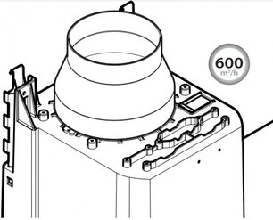 Вытяжка Falmec MERCURIO EVO 90 фото 4 в Новосибирске