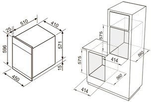 Духовой шкаф Zigmund Shtain EN 182.512 M фото 2 в Новосибирске