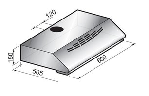 Вытяжка Korting KHT 6330 W фото 2 в Новосибирске