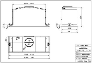Встраиваемая вытяжка Faber BI-AIR KL A70 фото 4 в Новосибирске