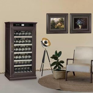 Винный шкаф Meyvel MV69-WD1-C (Dark Chocolate) фото 2 в Новосибирске