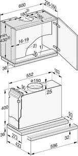 Встраиваемая вытяжка Миле DAS 2620 матовый черный фото 4 в Новосибирске Встраиваемая вытяжка Miele DAS 2620 матовый черный фото 4 в Новосибирске