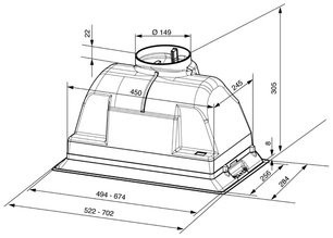 Вытяжка Smeg KSEG7X фото 3 в Новосибирске