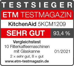 Кофеварка KitchenAid 5KCM1209EDG фото 4 в Новосибирске