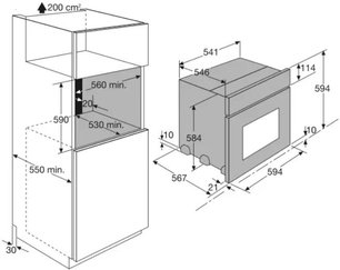 Духовой шкаф AEG B99315M фото 2 в Новосибирске