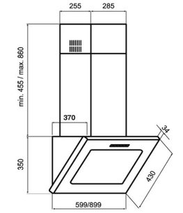 Вытяжка Kuppersberg F 617 BL фото 2 в Новосибирске