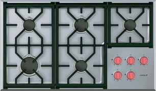 Варочная панель Вольф ICBCG365P/S фото в Новосибирске Варочная панель Wolf ICBCG365P/S фото в Новосибирске