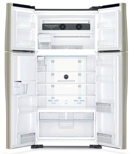 Холодильник Hitachi R-W722FPU1X GGL бежево-золотистое стекло фото 2 в Новосибирске