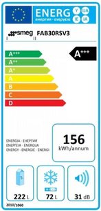 Холодильник Смег FAB30LBL3 фото 4 в Новосибирске Холодильник Smeg FAB30LBL3 фото 4 в Новосибирске